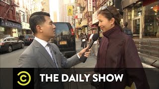 quotThe OReilly Factorquot Gets Racist in Chinatown The Daily Show [upl. by Inalel367]