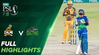 Full Highlights  Peshawar Zalmi vs Multan Sultans  Match 13  HBL PSL 7  ML2T [upl. by Munn363]