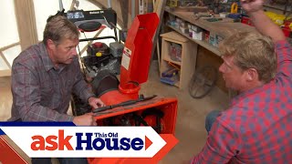 How to Maintain Your Snow Blower  Ask This Old House [upl. by Acus717]