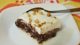 Three Ingredient No Bake Pudding Pie  Chocolate Haupia flavors [upl. by Htabazile]