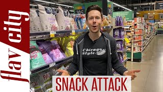 The HEALTHIEST Snack Foods At The Grocery Store  Chips Popcorn amp More [upl. by Euqinahs]