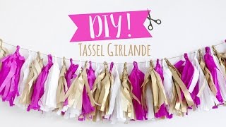 DIY Tassel Girlande zum Selbermachen WESTWING DIYTipps [upl. by Barbara]