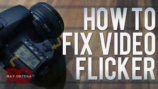 How to Fix Flickering DSLR Video [upl. by Notnad]