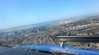 Flight Deck ViewLanding In San DiegoHD [upl. by Barfuss]