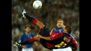 Rivaldo Hat Trick Barcelona x Valencia 2001 [upl. by Noiraa443]