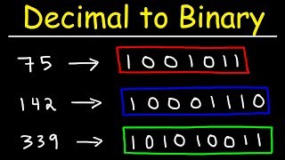 How To Convert Decimal to Binary [upl. by Ehpotsirhc]