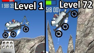 Hill Сlimb Racing  Moonlander on Mountain  2K GamePlay [upl. by Tindall]