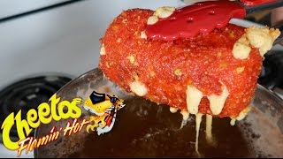 DIY GIANT HOT CHEETOS MOZZARELLA STICK [upl. by Chladek]