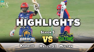 Karachi Kings Inning Full Highlights  Karachi vs Multan  Match 31  HBL PSL 2020  MB2T [upl. by Haleeuqa]