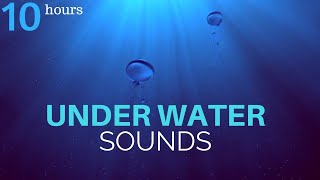 Deeply Relaxing Underwater Sounds  10 Hours  Deep Ocean Sounds  Sleep Relax Study Meditation [upl. by Kilbride]