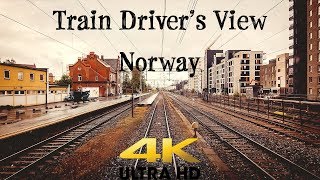 4K CABVIEW Spring diversion on the Bergen Line [upl. by Stanislaw869]