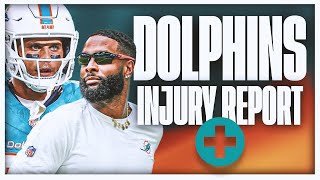 Miami Dolphins Vs Patriots Injury Updates amp More [upl. by Zarger]