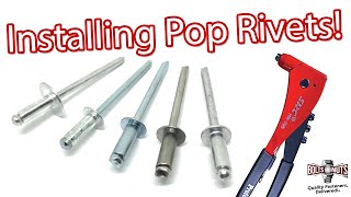 Blind Pop Rivets Explained and How to Install Them [upl. by Ecirp]