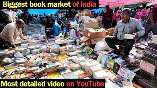 Exploring Daryaganj Sunday Book Market  4k Walking Tour [upl. by Sixela286]