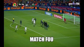 Algérie vs Nigéria 21 can 2019  présentateur du BEIN SPORTS pleure de joie [upl. by Atisusej]