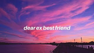 dear ex best friend  Tate McRae Lyrics [upl. by Lletnuahs]