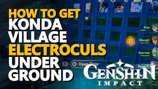 Konda Village Electroculus Genshin Impact Underground [upl. by Ahsekam]