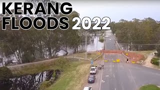 Kerang Floods 2022  Drone View from Patchell Bridge [upl. by Acinet]