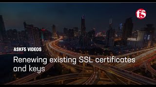 Renewing existing SSL certificates and keys [upl. by Attehcram502]