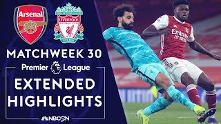 Arsenal v Liverpool  PREMIER LEAGUE HIGHLIGHTS  432021  NBC Sports [upl. by Anawit]