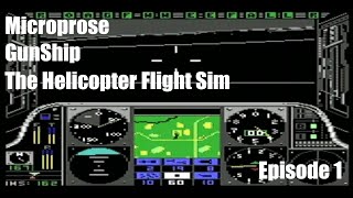 MicroProse Gunship on the Commodore 64 [upl. by Mae]