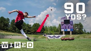 Why Its Almost Impossible to Kick a 90Yard Field Goal  WIRED [upl. by Husch]