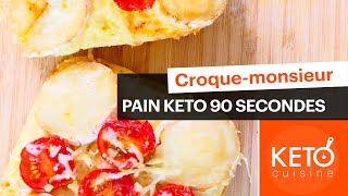 Pain keto 90 secondes  Régime cétogène ou lowcarb  Air Fryer [upl. by Medwin]