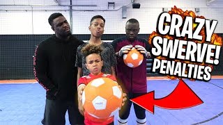 CRAZY SWERVE Overpowered Football Challenge [upl. by Thornie]