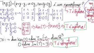 Checando que uma transformação linear é isomorfismo [upl. by Aneeb]