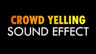 Crowd Yelling Sound Effect  HX Sounds [upl. by Forest]