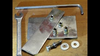 DIY Rivnut HOW to use riveter bolt WITHOUT riveter tools [upl. by Atteroc]