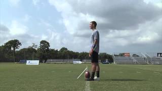 Target Line  How to Kick a Field Goal Series by IMG Academy Football 4 of 5 [upl. by Haggar]