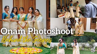 Onam Photoshoot BTS Sindhu Krishna  Ahaana Krishna [upl. by Genesia71]