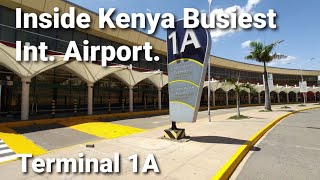 Nairobi Jomo Kenyatta International Airport Experience  JKIA  Terminal 1A  Kenya  2021 [upl. by Alleber]