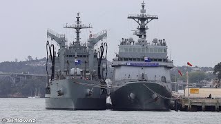 Korean Navy Ships Visit Auckland  2022 [upl. by Phyl172]