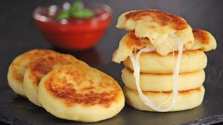 Potato Cheese Pancakes  How Tasty Channel [upl. by Lerud432]