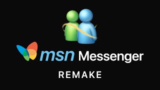 MSN Messenger Remake Concept [upl. by Novelc]