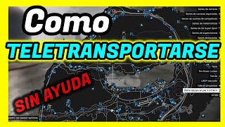 Como TELETRANSPORTARSE en GTA 5 Online Fácil y Rápido [upl. by Phenica]