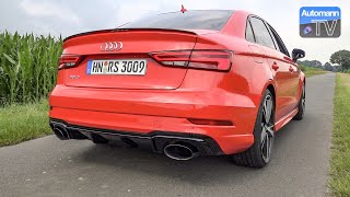 Audi RS3 Sedan 400hp  pure SOUND 60FPS [upl. by Lleder]