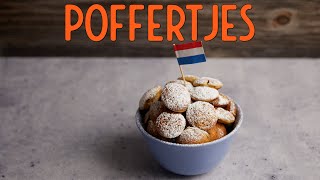 How to Make Poffertjes BiteSized Dutch Pancake Recipe [upl. by Ortrude675]