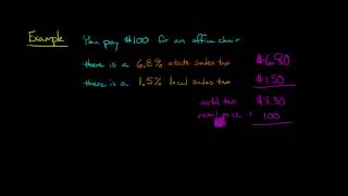 Sales Tax what it is and how to calculate it [upl. by Keavy614]