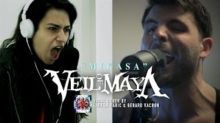 VEIL OF MAYA – Mikasa Cover by Lauren Babic amp Gerard Vachon [upl. by Launcelot]