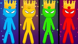 The Stickman Party 1 2 3 4 MINIGAMES Gameplay 2022 walkthrough  BEST android GAMES [upl. by Ecadnak247]