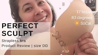 Perfect Sculpt strapless bra REVIEW size DD  E [upl. by Ambrose]