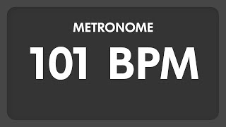 101 BPM  Metronome [upl. by Strepphon]