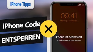 Tutorial iPhone CODE vergessen Deaktiviertes iPhone mit iTunes verbindenohne iTunes zurücksetzen [upl. by Narik669]