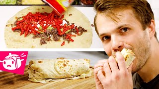 I Tried To ReCreate This Flaming Hot Cheeto Burrito [upl. by Florine]