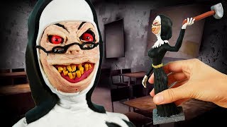 Making EVIL NUN in POLYMER CLAY [upl. by Gnah]