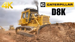 Caterpillar D8K Dozer Working Hard [upl. by Ayotl298]