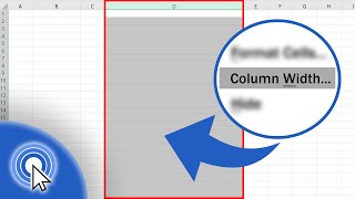 How to Change the Width of a Column in Excel [upl. by Bowler]